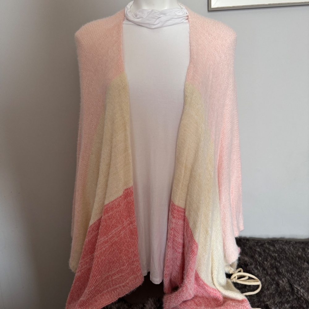 Like New Torrid Colorblock Knit Ruana - Multicolor - Picture 4 of 5
